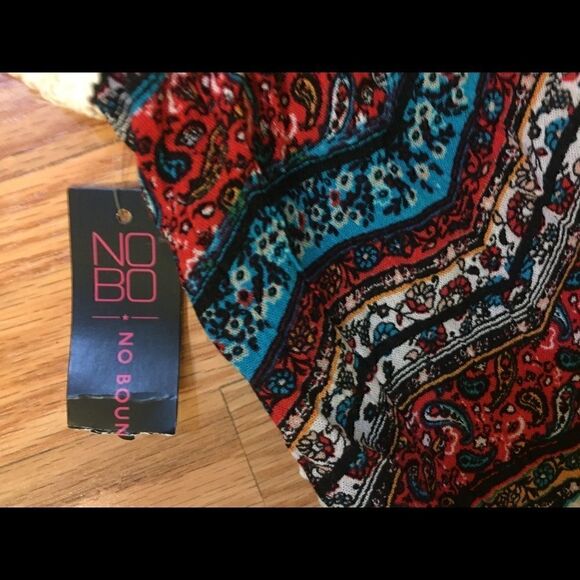 No Boundaries Mulri-Color Crichet Waist Boho Shorts S - Picture 5 of 7